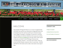 Tablet Screenshot of lexingtonrvresort.com